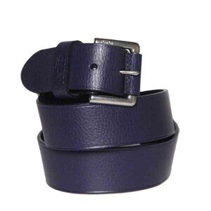 Polo Ralph Lauren Navy Blue Leather Belt Men's Size 38